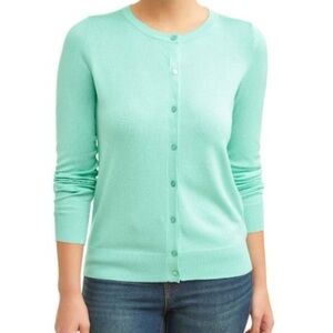 Banana Republic Light Green Cardigan